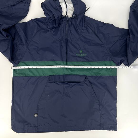 Charles River Mens Two Piece Track Suit Jacket and Pants Navy Green Size XL - Picture 4 of 11